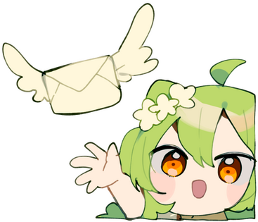 Handwritten Letter physical postcard with a special message