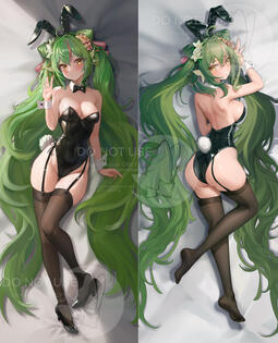 Inanna Bunnysuit Dakimakura physical body pillow mailed to you